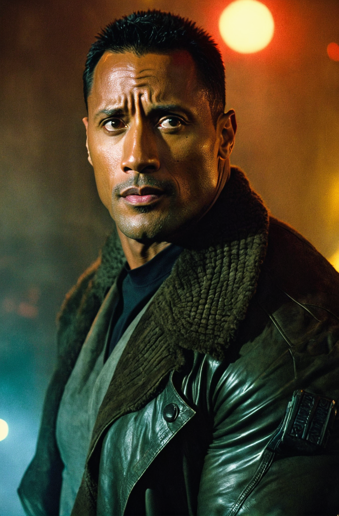 00140-An epic cinematic film still of Dwayne Johnson in the movie Blade Runner.png